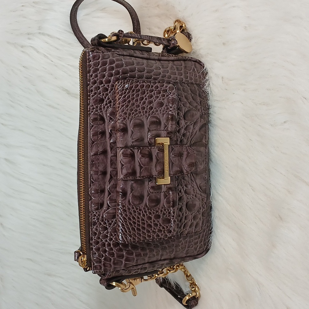 Brahmin Small  Pruple Crossbody Bag